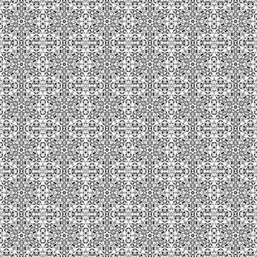 Grey geometric textile pattern, seamless repeat, background texture, design.. Stock Illustration