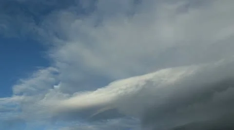 Grey Gloom Clouds to Dark Stock Footage 10910106