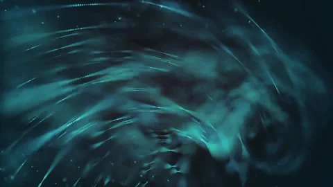 Grey Glowing Particles Animation Loop  Stock Footage 224543639