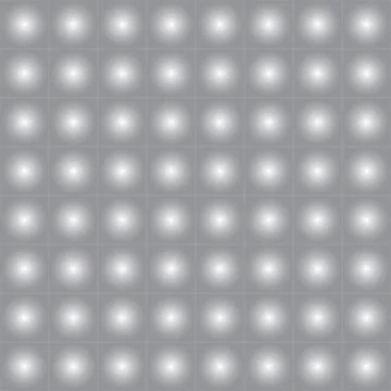 Grey gradient dotted art background, bright lights Stock Illustration