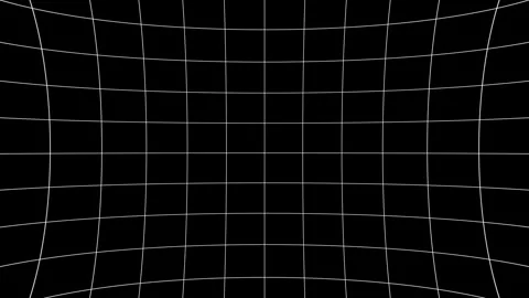 Grey grid lines seamless loop animation from top to bottom with lens effect. Stock Footage 317847034