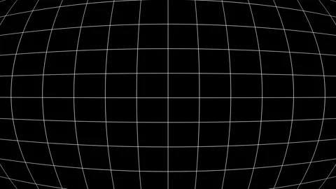 Grey grid lines seamless loop animation from top to bottom with inflate effect. Stock Footage 317847050