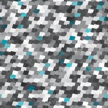 Grey grunge seamless texture Stock Illustration