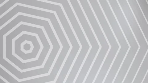 Grey Hexagonal Pattern Background Loop. Stock Footage 286426773
