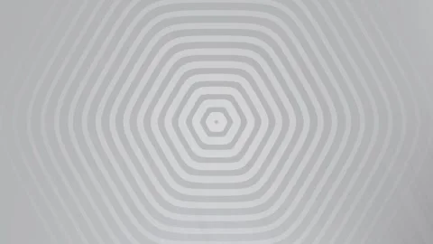 Grey Hexagonal Wave Pattern Background Loop Animation. Stock Footage 286775226