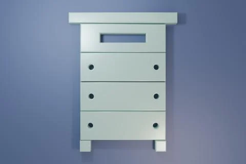 Grey Hive for bees icon isolated on purple-blue background. Beehive symbol... Illustrazione stock