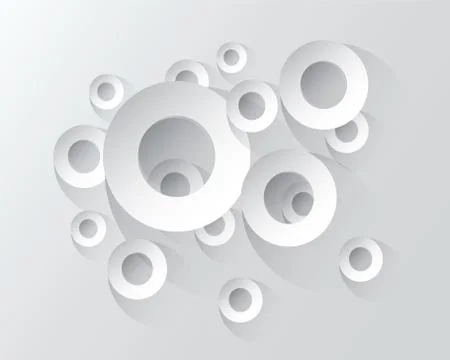 Grey Holes Illustrazione stock