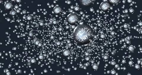 Grey Holiday Lights Background Stock Footage 140179137