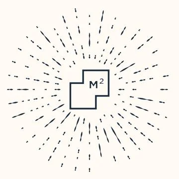Grey House plan icon isolated on beige background. Abstract circle random dots Stock Illustration