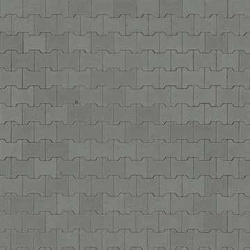 Grey Interlocking Concrete Paver Texture Overhead Background Stock Photos