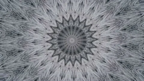 Grey kaleidoscope pattern Stock Footage 159270835