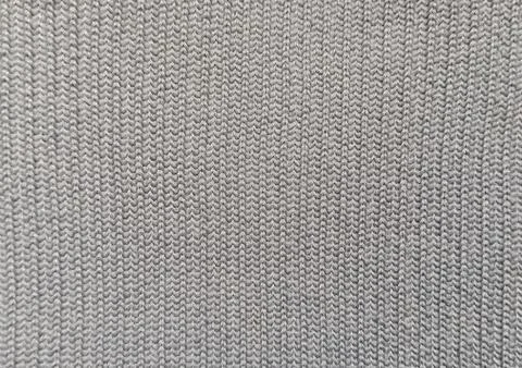 Grey Knitted Fabric Texture Background Stock Photos