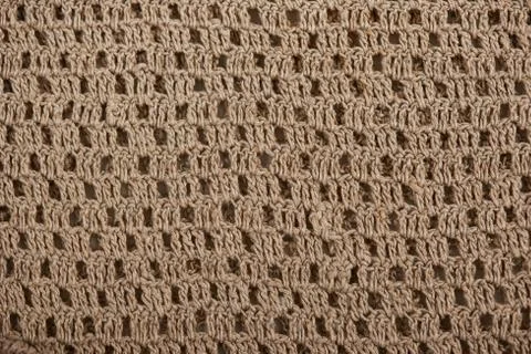 Grey knitted wool as background Stock Photos