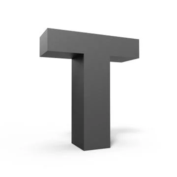 Grey letter V Stock Illustration
