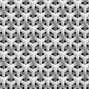 Grey Line Geometric Pattern Stock Illustration