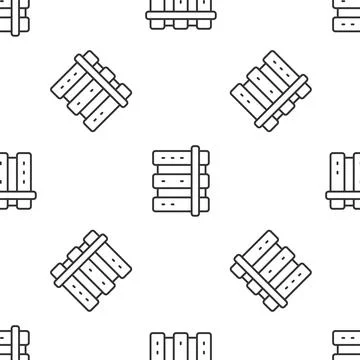 Grey line Server, Data, Web Hosting icon isolated seamless pattern on white Stock Illustration