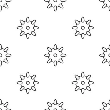 Grey line Set of false nails for manicure icon isolated seamless pattern on Illustrazione stock