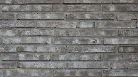 Grey linear facing brick in the interior Stock Photos