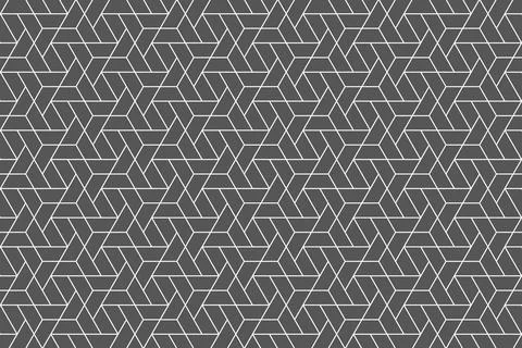 Grey linear hexagons geometric texture pattern vector art Stock Illustration
