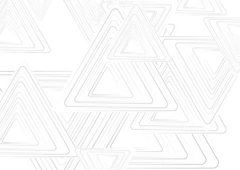 Grey linear triangles abstract geometric tech background 스톡 일러스트