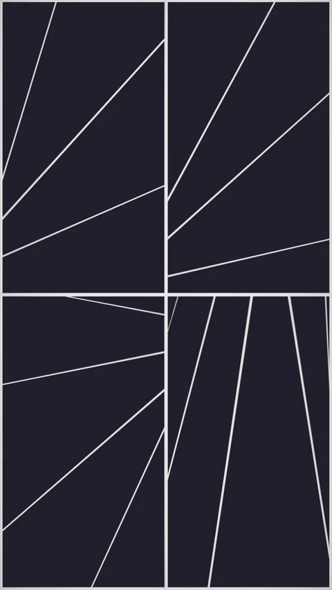 Grey lines moving in rectangles on dark background Stock Footage 281285635