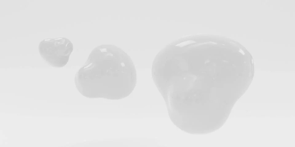 Grey liquid bubbles abstract background with empty blank copyspace to add your Illustrazione stock