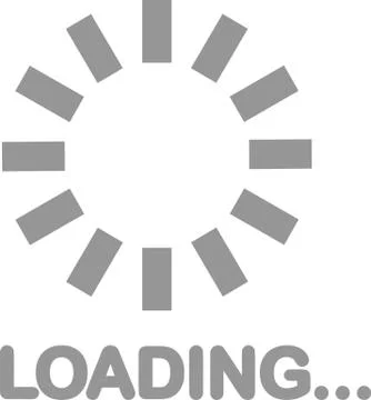 Grey Loading circle Stock Illustration