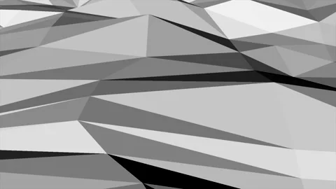 Grey low poly geometric pattern Stock Footage 171139324