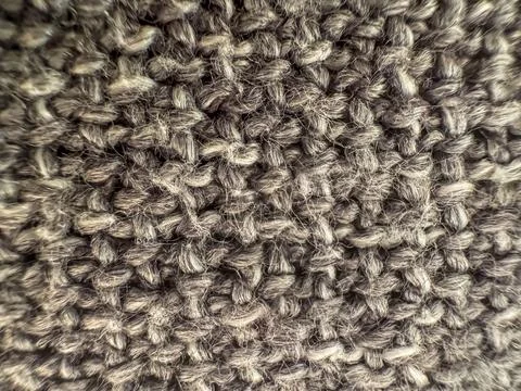 Grey macro fabric texture,Close-up texture of natural light grey Stock Photos