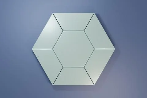 Grey Magic stone icon isolated on purple-blue background. Fantasy crystal. .. Foto stock