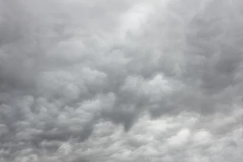 Grey majestic cloudscape Stock Photos