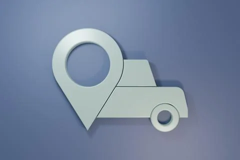 Grey Map pointer with taxi icon isolated on purple-blue background. Locatio.. Stock Photos