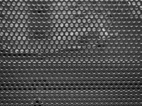 Grey metal grid background Stock Photos