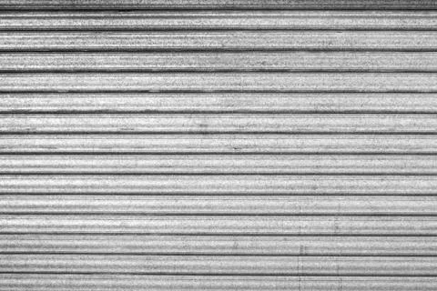 Grey metal shutter texture background Fotos de archivo