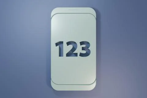 Grey Mobile calculator smartphone interface icon isolated on purple-blue ba.. Stock Photos