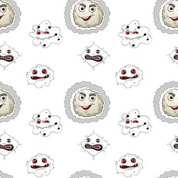 Grey monsters Illustration