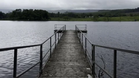 Grey Mood Jetty Stock Footage 246945059