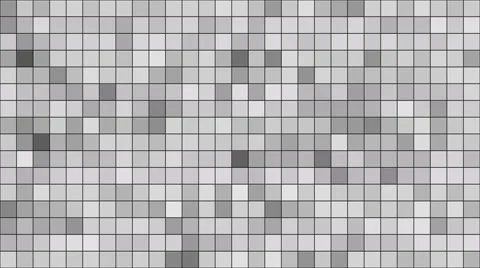 Grey Mosaic loop random moving Stock Footage 51824693