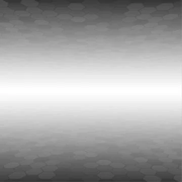 Grey Mosaic Tile Comb Background Perspective. Stock Illustration