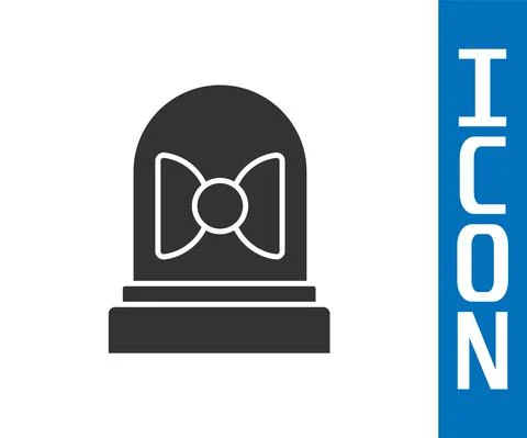 Grey Motion sensor icon isolated on white background. Vector Stock Illustration