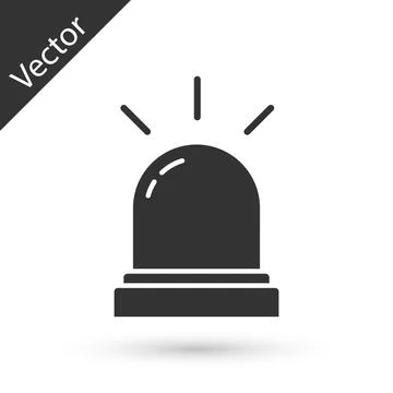 Grey Motion sensor icon isolated on white background. Vector Stock Illustration