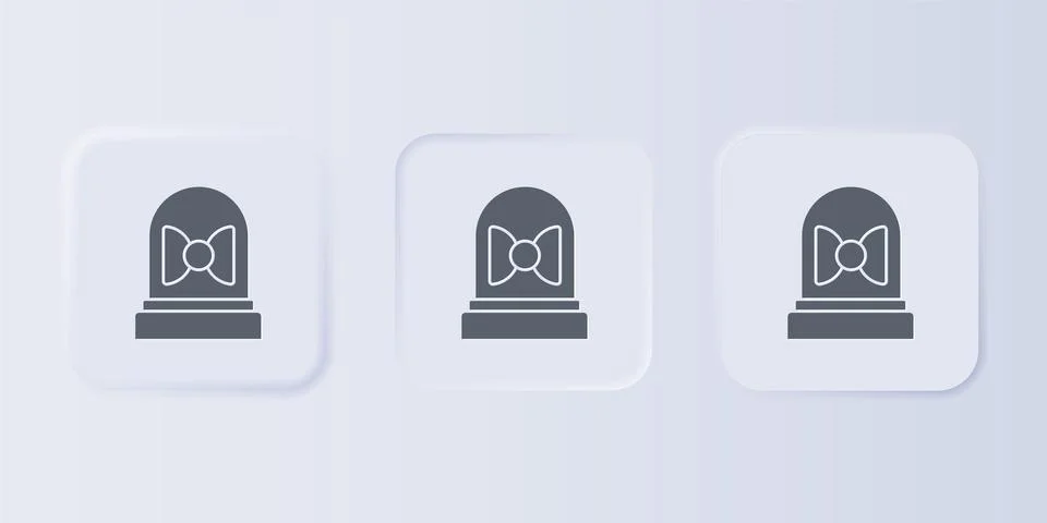 Grey Motion sensor icon isolated on grey background. Set icons in square bu.. 스톡 일러스트