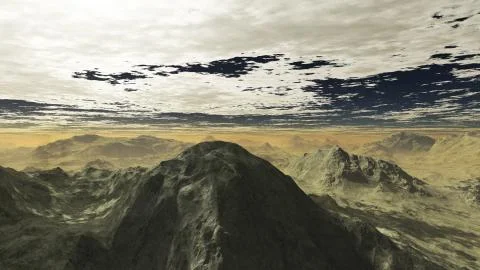 Grey Mountains Illustrazione stock