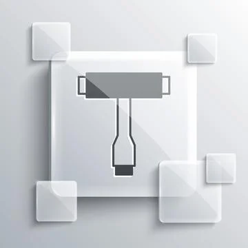 Grey Multi-Function All-In-One portable skate tool T-tool for skateboard Stock Illustration