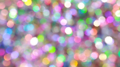 Grey multicolor blurred lights. Abstract Christmas background Stock Footage 66436800