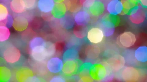 Grey multicolor blurred lights. Abstract Christmas background Stock Footage 66436935