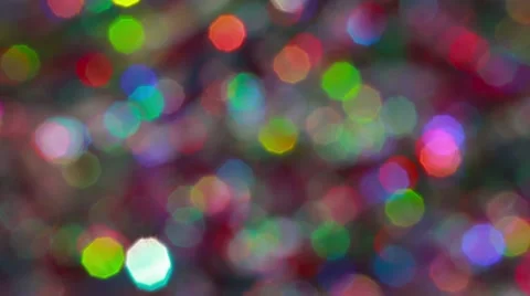 Grey multicolor blurred lights. Abstract Christmas background Stock Footage 66437694