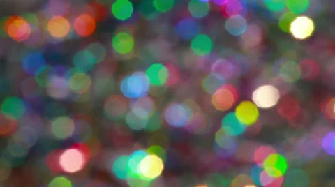 Grey multicolor blurred lights. Abstract Christmas background Stock Footage 66437697