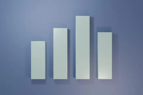 Grey Music equalizer icon isolated on purple-blue background. Sound wave. A.. Stockillustratie