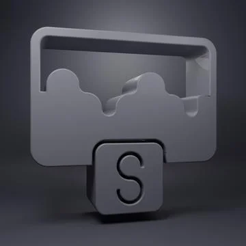 Grey Music wave equalizer icon isolated on grey background. Sound wave. Aud.. Иллюстрация